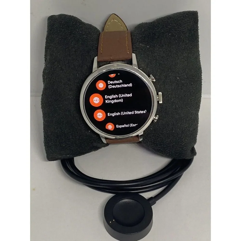Fossil Gen 4 Authentic Digital Dial Smart Watch Custom Band FTW6017 AB499